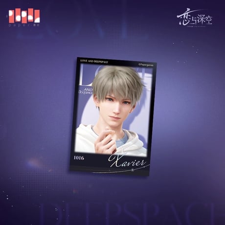 在庫販売【恋と深空】Love and Deepspace 中国通販 「光影印象」箔押し L判 ブロマイド ポラロイド風カード チェキ（全3種）