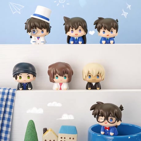 【名探偵コナン × 霊動創想 LDCX】Detective Conan 中国限定発売 「挂挂萌探」Vol.1 トレーディング キーホルダー（通常版全6種/シークレット全1種）