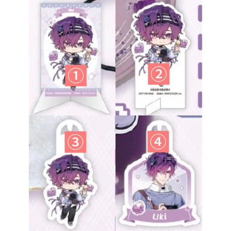メニュー注文特典【NIJISANJI EN × IPSTAR】にじさんじ 2025年中国限定 コラボカフェ 「楽園巡游」デザート/ドリンク注文特典 コースター（全8種）※グッズ購入特典配布対象外