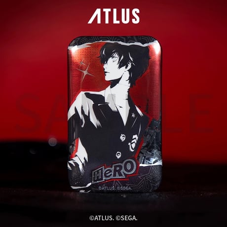 【ペルソナ5 ザ・ロイヤル：P5R 】Atlus SEGA STORE 中国限定発売 Persona 5 Royal トレーディングスクエア缶バッジ A（全8種）