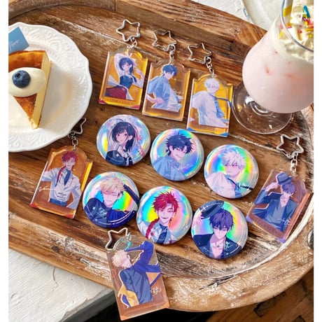 【時光代理人 × X11】LINK CLICK 中国期間限定 POP UP SHOP「粉墨派对」クリアファイル（全2種）