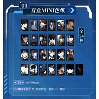 04/22〆【全知的な読者の視点から× GOODSLOVE】中国期間限定開催「美食協会」コラボカフェ トレーディングMINI色紙（全24種）