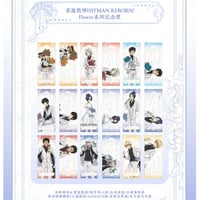 【家庭教師ヒットマンREBORN! × IPSTAR】2025年中国限定 コラボカフェ 「Flower」 シリーズ 等身 記念チケット（全9種）