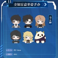 04/22〆【全知的な読者の視点から× GOODSLOVE】中国期間限定開催「美食協会」コラボカフェ おすわり トレーディング ミニフィギュア（全6種）