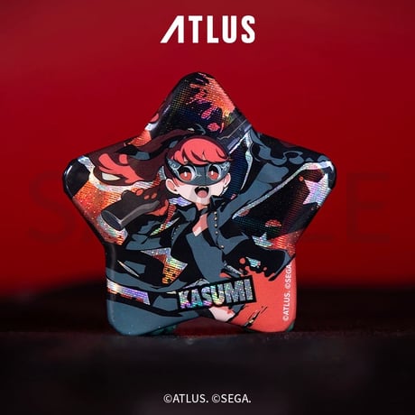 【ペルソナ5 タクティカ：P5T 】Atlus SEGA STORE 中国限定発売 Persona 5 Tactica 五角星型 トレーディング缶バッジ（全12種）