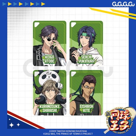 【新テニスの王子様 × GuGuGuGu】テニプリ 中国限定発売 「パンダ」シリーズ アクリルブロック アクリルキーホルダー（全7種）