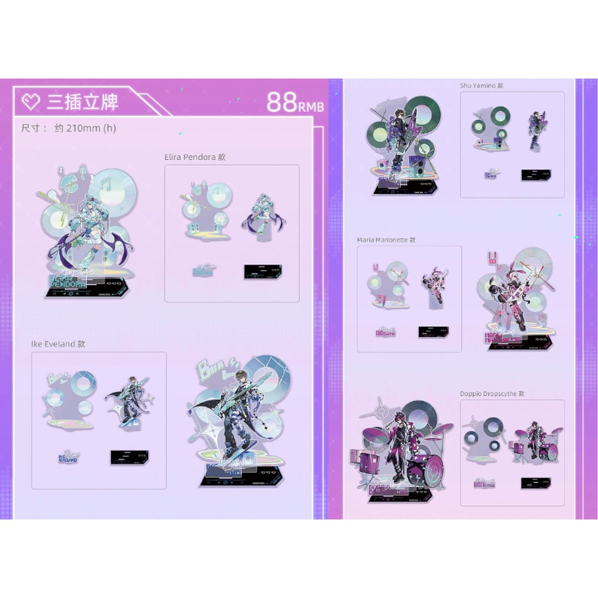 にじさんじ × 次元波板糖】NIJISANJI EN 2024年中国限定 コラボカフェ