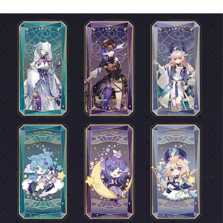 ※事後在庫販売【NIJISANJI EN × IPSTAR】中国限定 コラボカフェ トレーディングPVCクリアカード
