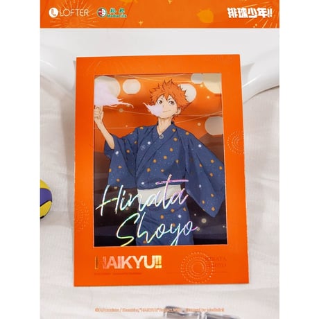 【ハイキュー!! × LOFTER】中国発売 「花火大会」ポラロイド風 紙フレーム PVCカード  （全9種）