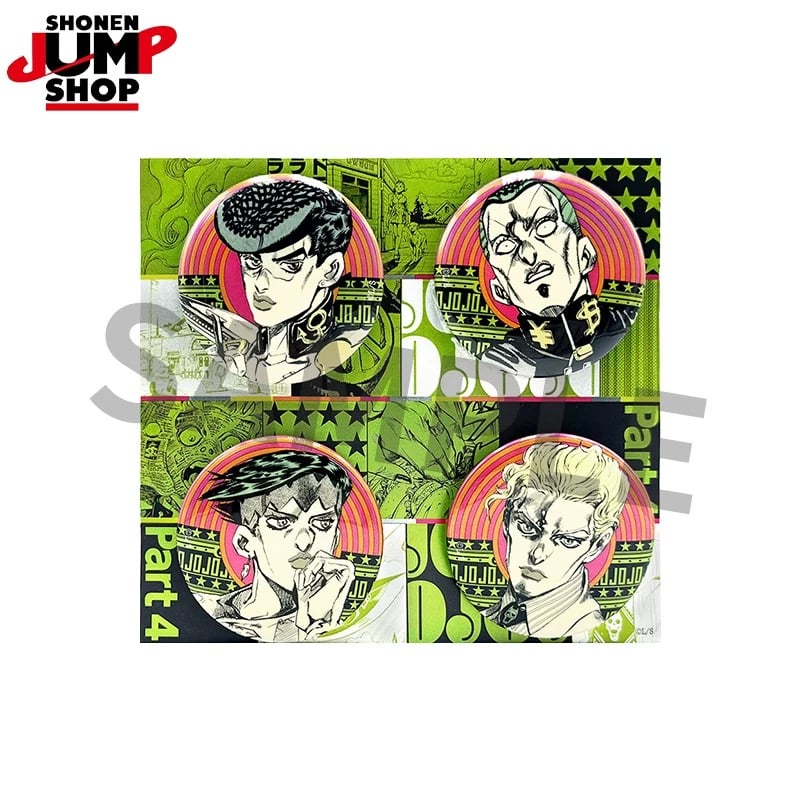 中国 上海 ジャンショ ジョジョの奇妙な冒険 缶バッジ ディオ　DIO 6点 中国 上海 ジャンショ ジョジョの奇妙な冒険 缶バッジ ディオ