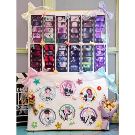 【ALIENSTAGE x IPSTAR】ALNST 에이스테 2024年中国限定 コラボカフェ コラボメニュー ドリンク注文特典 紙コースター（全6種）