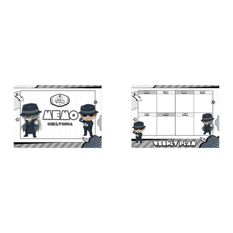 事後通販【名探偵コナン × IPSTAR】2023年中国限定 コラボカフェ 2023Cafe メモ帳 メモパッド（全8種）
