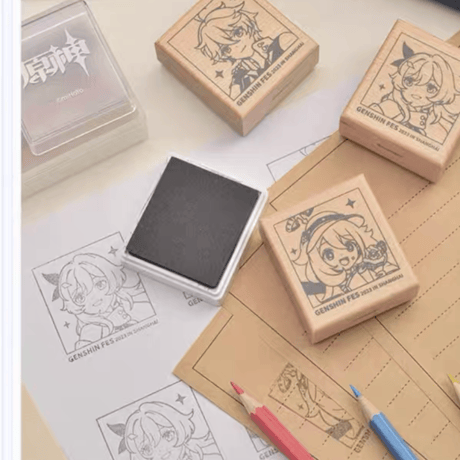 【原神】中国「原神☆FES 2023」シリーズ スタンプセット 描き下ろし （全1種） ※8月末発売予定