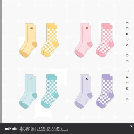 【未定事件簿】「随行」ソックスセット 2足組 ※予約販売