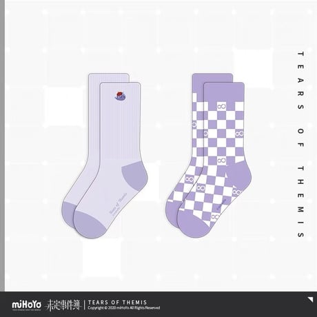 【未定事件簿】「随行」ソックスセット 2足組 ※予約販売