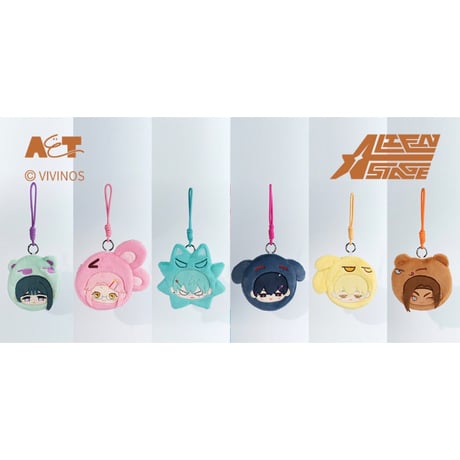 【ALIEN STAGE × AET 漫娯販】エイリアンステージ 「Anakt Arts High School」AAHSシリーズ ぬいぐるみ 小物入れ コインケース（全6種・Blind Box）