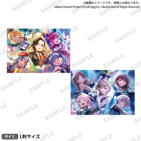 【BanG Dream!】バンドリ! ガルパ 中国Animate限定 トレーディング ポラロイド ブロマイド 生写 sideD（RAISE A SUILEN/MyGO!!!!!）※予約販売