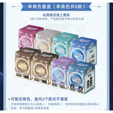 ※一部在庫販売【崩壊：スターレイル】Honkai Star Rail ちびキャラ SD 叠叠楽 ミニフィギュア 第一弾（全16種）※180日以内発送予定