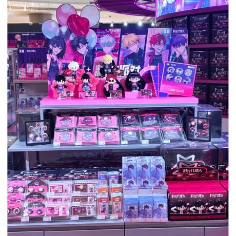 【時光代理人 × X11】LINK CLICK 中国期間限定 POP UP SHOP「粉墨派对」ホログラムチケット 3枚セット（全2種）