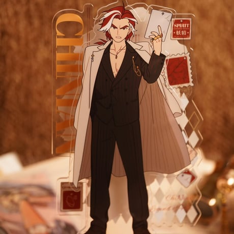 【羅小黒戦記2 × 森雨漫】中国限定発売「SUIT」スーツ 背景付き アクリルスタンド（全8種）