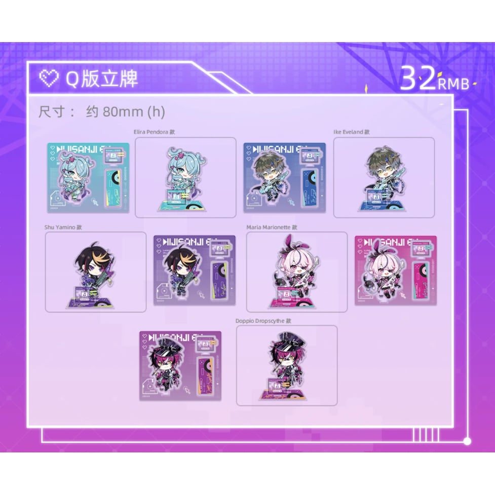 スナックにり　CYBILL　シビル アクリルスタンド vtuber　シブヤニ Vtuber、アニメ、ホビーの交差点(コンテンツスクランブル