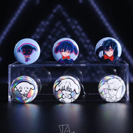 【ALIEN STAGE × AET 漫娯販】エイリアンステージ 「兎」シリーズ トレーディング ミニ缶バッジ（全6種）
