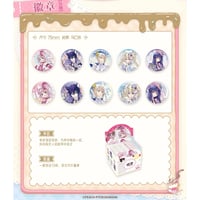 【しゅごキャラ！ × 次元波板糖】2025年中国限定 コラボカフェ 「仲夏茶会」等身 トレーディング缶バッジ（全10種）