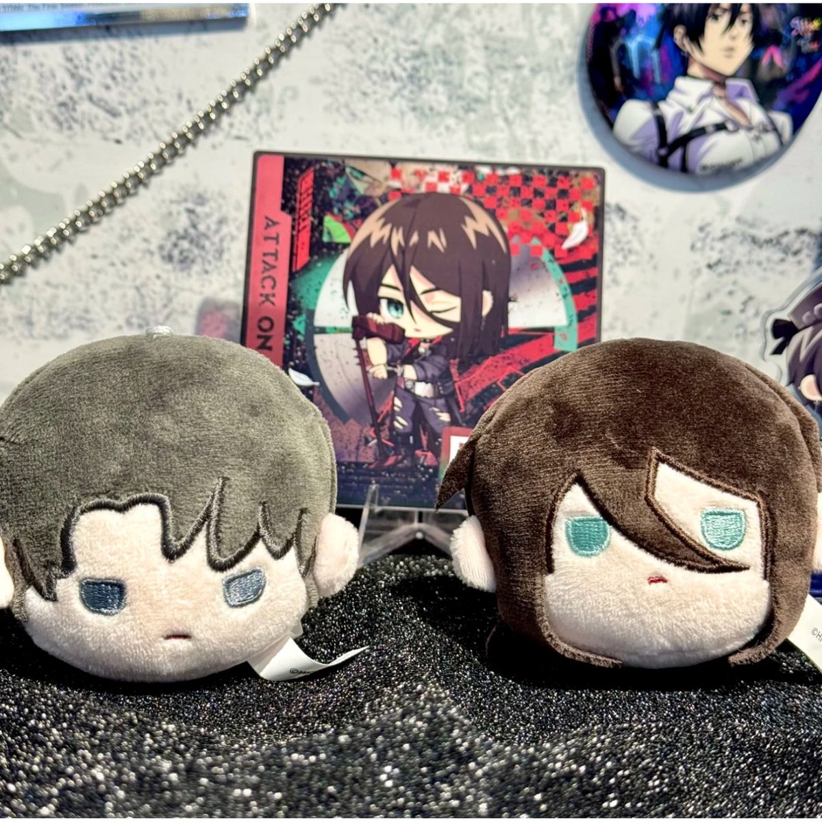 進撃の巨人 中国 カフェ ぬいぐるみ リヴァイ 予約販売【進撃の巨人 × 次元波板糖】2025年中国限定 コラボ