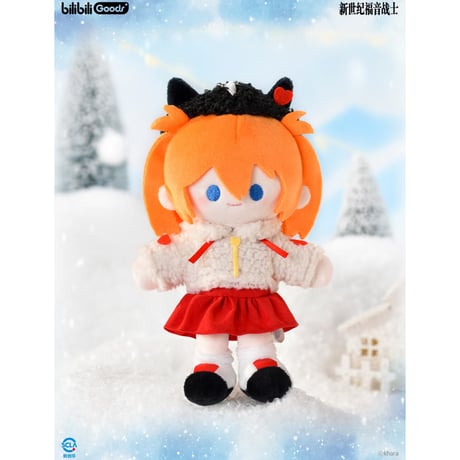【新世紀エヴァンゲリオン × Bilibili Goods】EVANGELION 中国期間限定 POP UP「Falling in Winter」ぬいぐるみ マスコット 15cm（全5種）