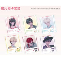 【時光代理人 × サンリオ】LINK CLICK 中国限定コラボカフェ Sanrio characters cafe フィルム風アクリルカード セット（全6種）