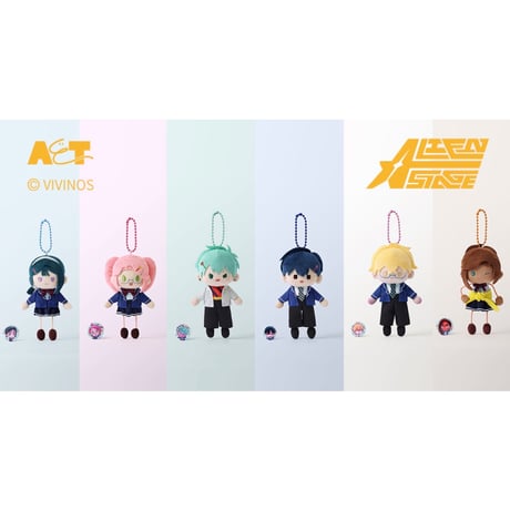 【ALIEN STAGE × AET 漫娯販】エイリアンステージ 「Anakt Arts High School」AAHSシリーズ アントボディ ぬいぐるみキーホルダー（全6種・Blind Box）