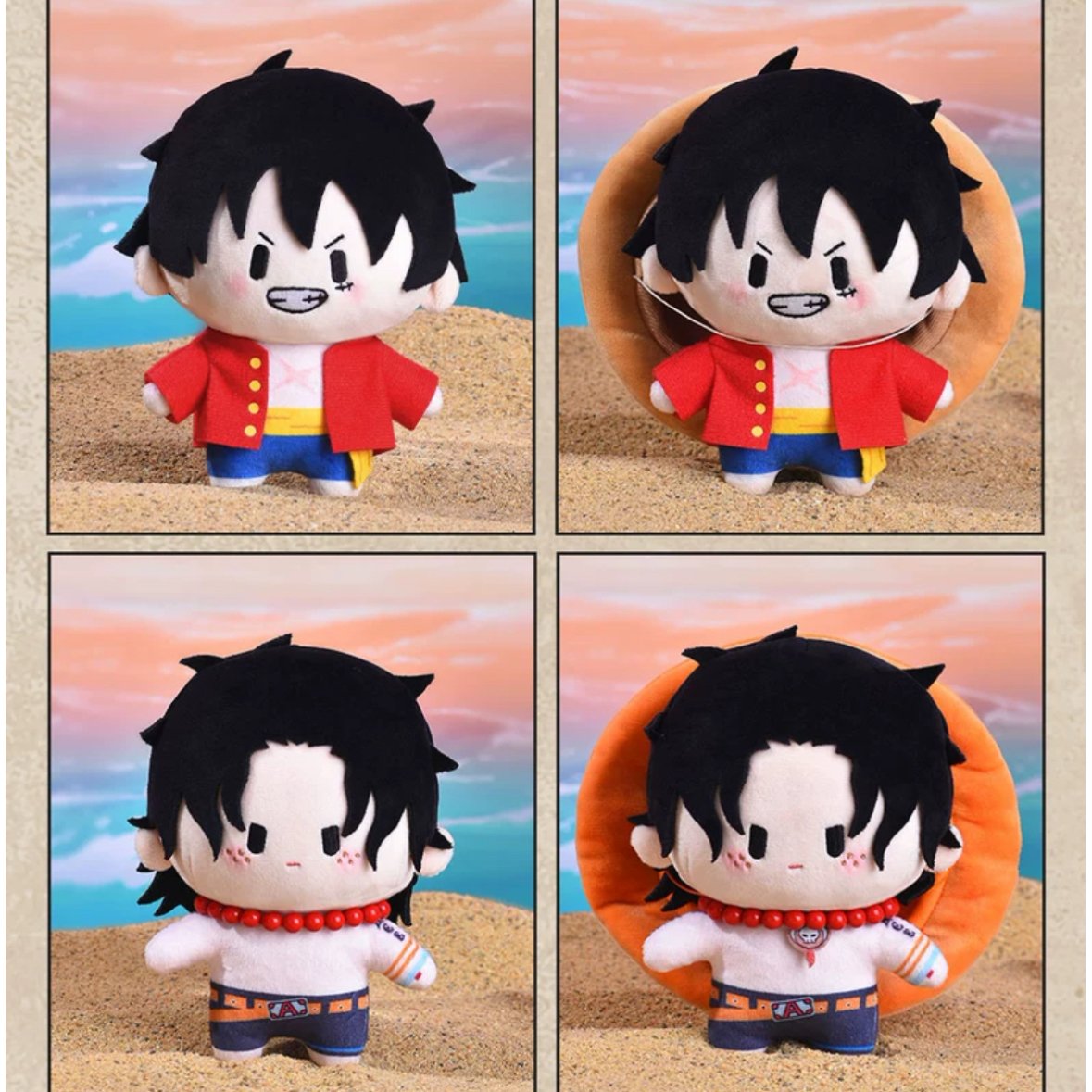 ONE PIECE　中国限定　麦わら海賊団　マスコット　人形 ONE PIECE ワンピース 中国限定 ルフィ ぬいぐるみ 人形 - メルカリ