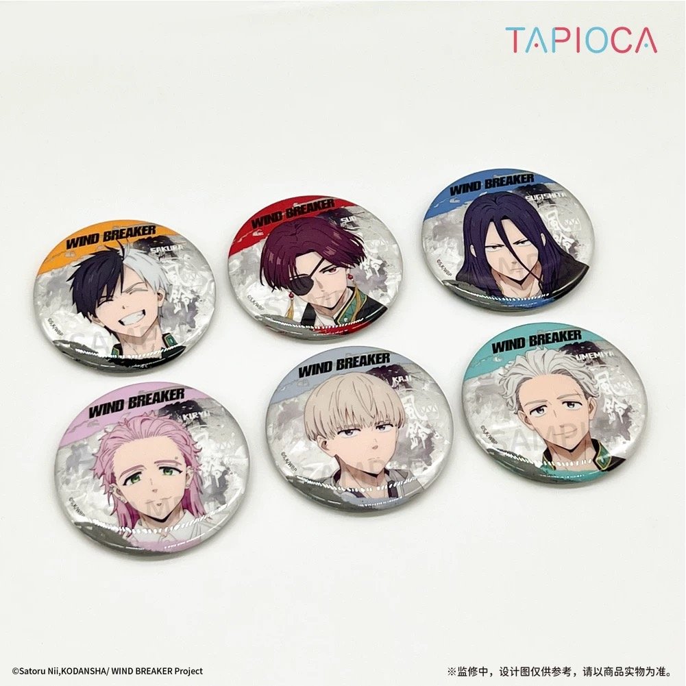 時雨様 中国缶バッジ40点 9/29〆【WIND BREAKER × TAPIOCA】ウィンブレ 中国発売