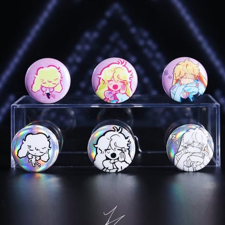 【ALIEN STAGE × AET 漫娯販】エイリアンステージ 「兎」シリーズ トレーディング ミニ缶バッジ（全6種）
