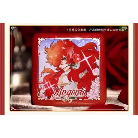 【崩壊：スターレイル】Honkai Star Rail 「純美盖世無双」シリーズ スクエア 缶バッジ アルジェンティ（全3種）※180日以内発送予定