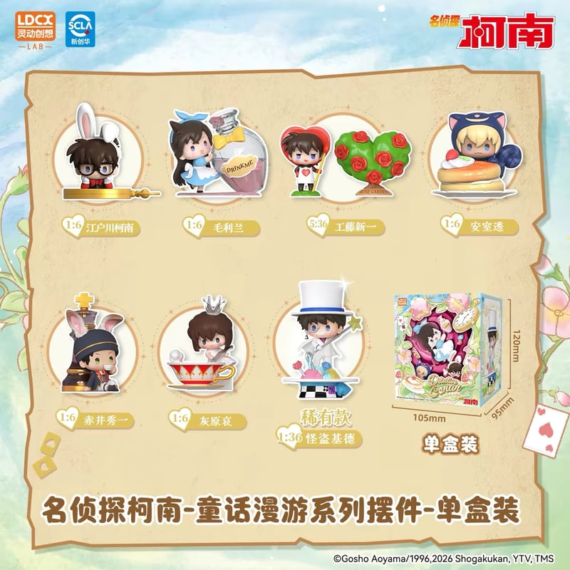 名探偵コナン × 霊動創想 LDCX】中国限定発売 「童話漫遊」不思議の国