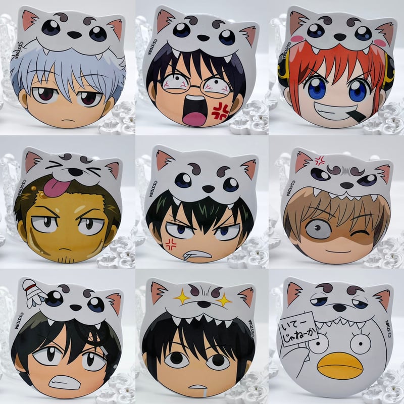 銀魂 × 萌购】中国再販 ケモ耳 けもみみ トレーディング 缶バッジ（全9