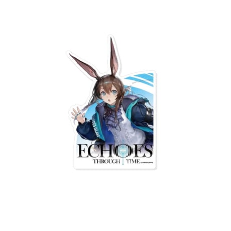 01/05〆 事後通販【アークナイツ × IPSTAR】Arknights 2024年中国限定コラボカフェ 「ECHOES 時遇回响」BIG ホログラム ステッカー（全6種）