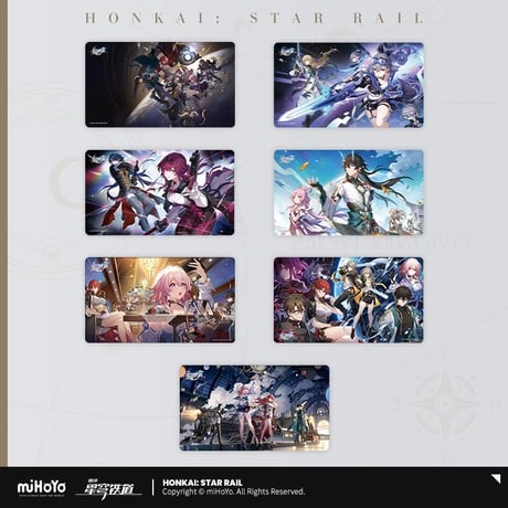 【崩壊：スターレイル】Honkai Star Rail 「テーマ」シリーズ マウスパッド プレイマット（全7種）※180日以内発送予定