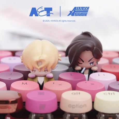 【ALIEN STAGE × AET 漫娯販】エイリアンステージ 「自由舞台」シリーズ トレーディング キーキャップ（全6種）