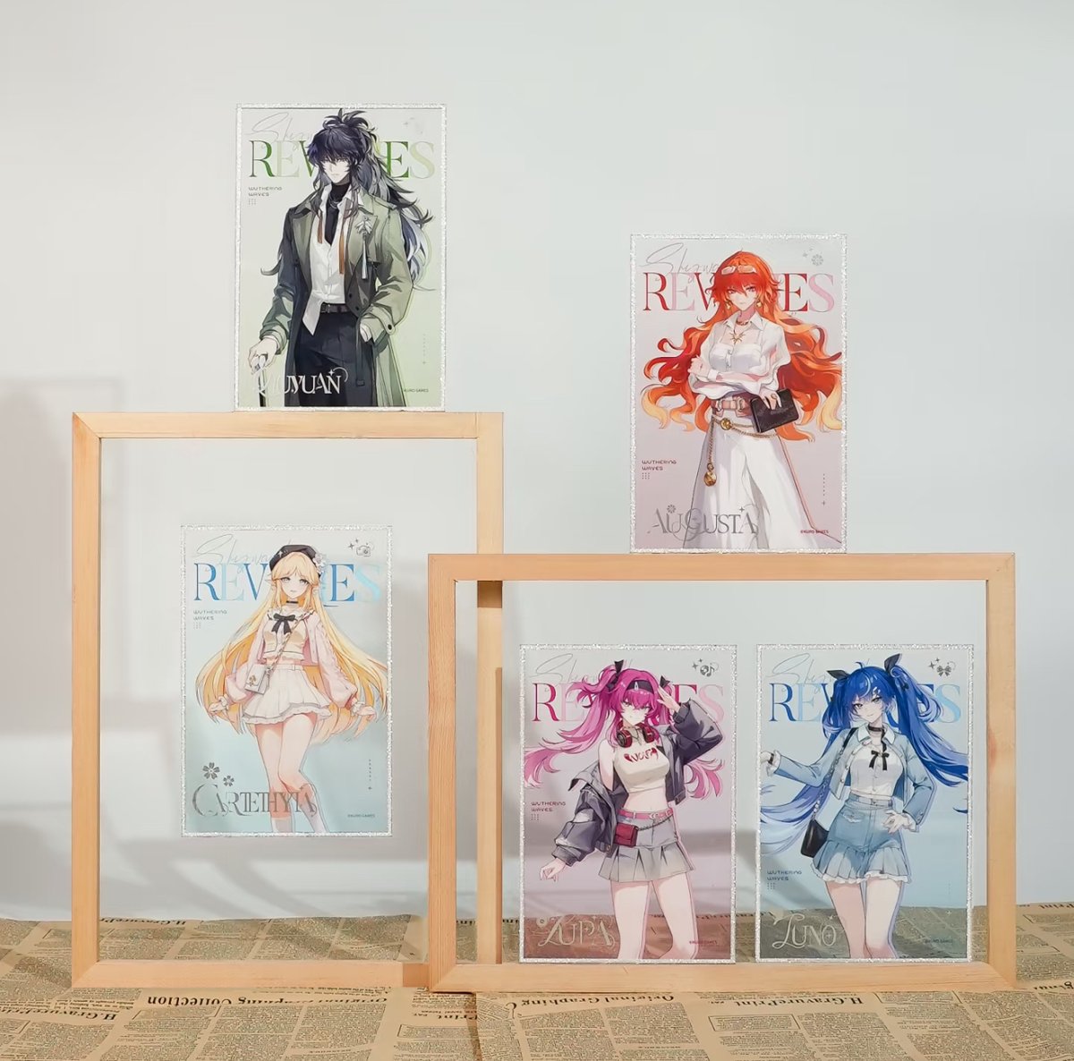 鳴潮 × KAKACODE】中国発売 「澄空漫頻」 等身 アクリル色紙（全5種