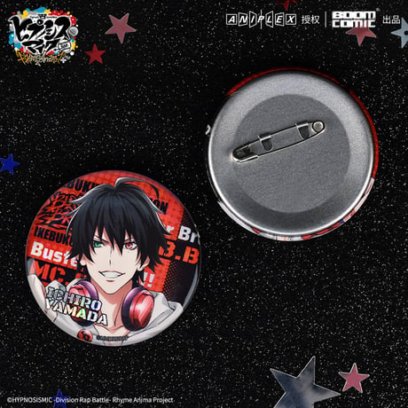 【ヒプノシスマイク × 暴蒙 Boom comic】ヒプマイ -Division Rap Battle- 中国発売 トレーディング 缶バッジ（全18種）
