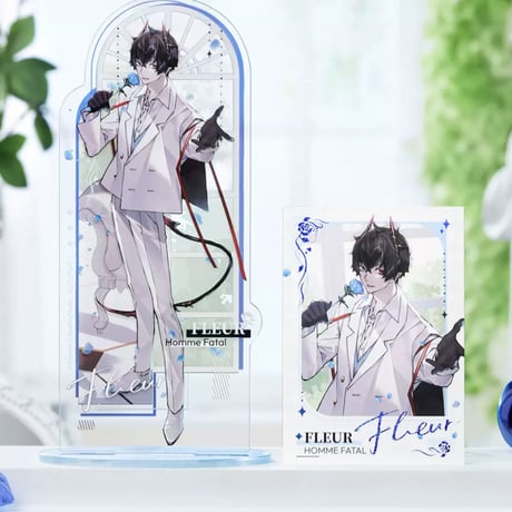 【白夜極光】Alchemy stars 中国発売 「ホワイトバレンタイン」アクリルスタンド アクスタ+ポラロイドカード セット（全5種）