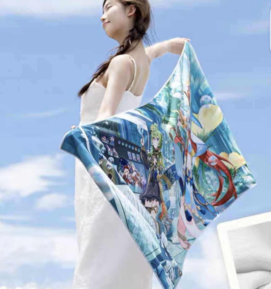 原神】2023年夏祭り 「夏日・庆典」シリーズ ビーチタオル 韓国会場