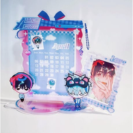 三次予約【ALIEN STAGE × 森雨漫谷仓】エイリアンステージ 中国限定発売 「年越し季」自由舞台シリーズ 2025 アクリルカレンダーセット IVAN & TILL（全1種）