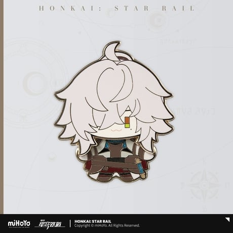 【崩壊：スターレイル】Honkai Star Rail ちびキャラ メタルバッジ 金属バッジ（全6種）※180日以内発送予定