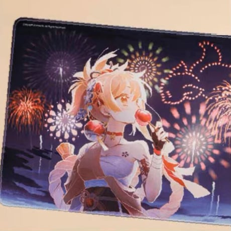 ※事後通販【原神 × IPSTAR】中国限定 コラボカフェ マウスパッド 70×40cm