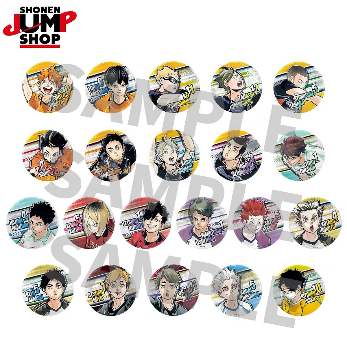 ハイキュー 非売品 購入特典 五色工 缶バッジ ジャンプショップ 激レア ハイキュー!!】SHONEN JUMP SHOP 上海 ジャンプショップ中国限定