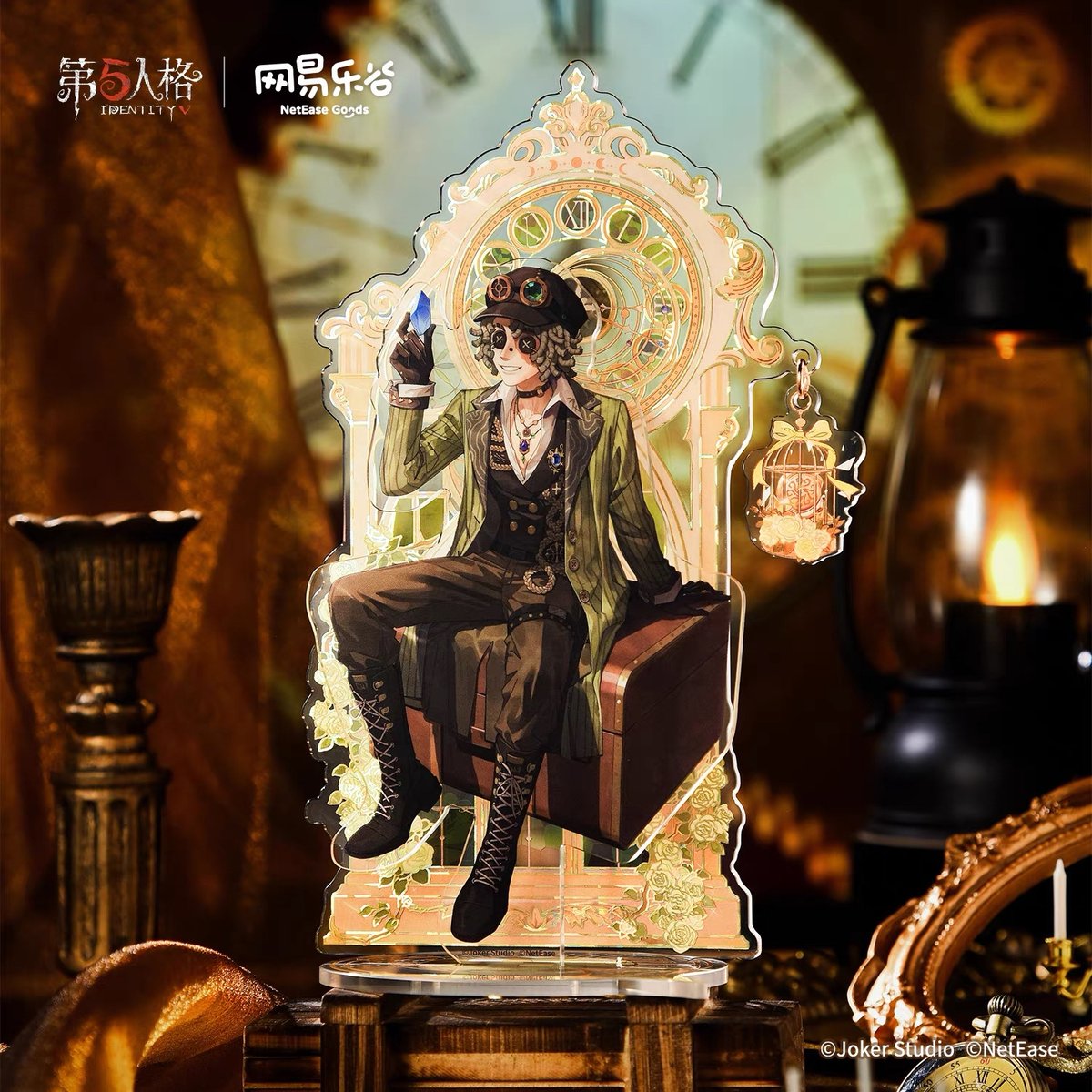 第五人格 IdentityV 有楽町 マルイ 抽選 アクリル時計 A賞 非売品 第五人格 × 网易楽谷】中国限定発売 「暇日之時」シリーズ アクリル