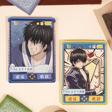 在庫販売【銀魂 × 谷子熊 KUMAGUZI】Gintama 中国限定発売 場面写 トレーディングアクリルカード 第一弾（全12種）